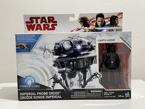 Darth Vader + Imperial Probe Droid Force Link Star Wars (Usado)