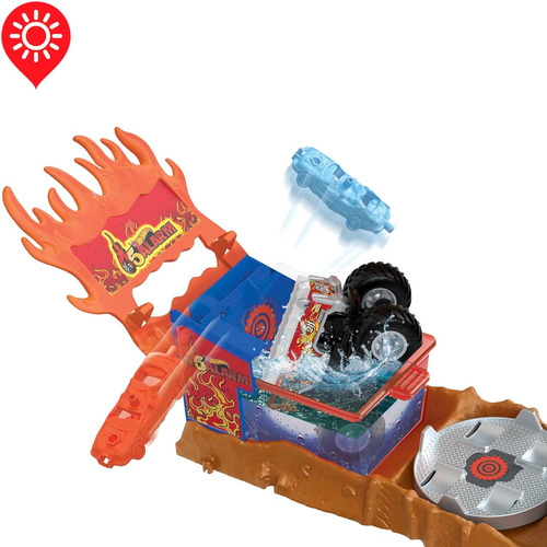 Hot Wheels Monster Trucks Arenabeukers Color Shifters 5 A...