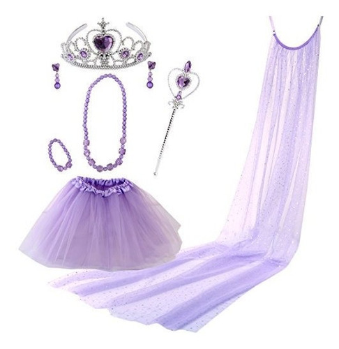 Juego De Bisuteria Princess Party Favor Jewelry Costume Jueg