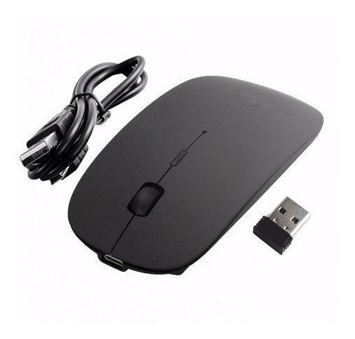 Mouse Ratón Inalámbrico Bluetooth Recargable Slim 2.4 Ghz