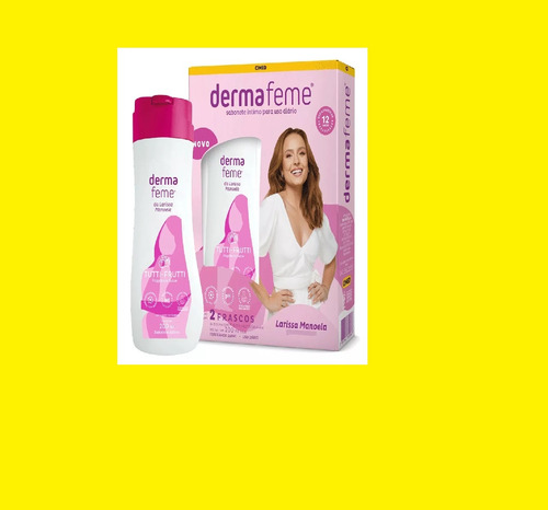 Kit 12x Sabonetes Íntimo Dermafeme Tuttifrutti 200ml Cimed