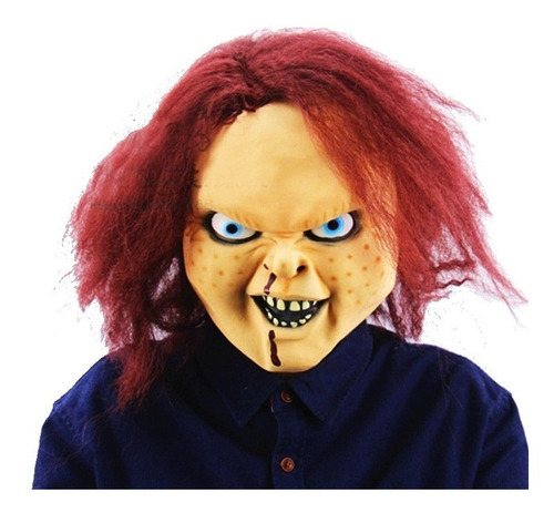 Máscara Chucky El Muñeco Diabólico De Látex Halloween 