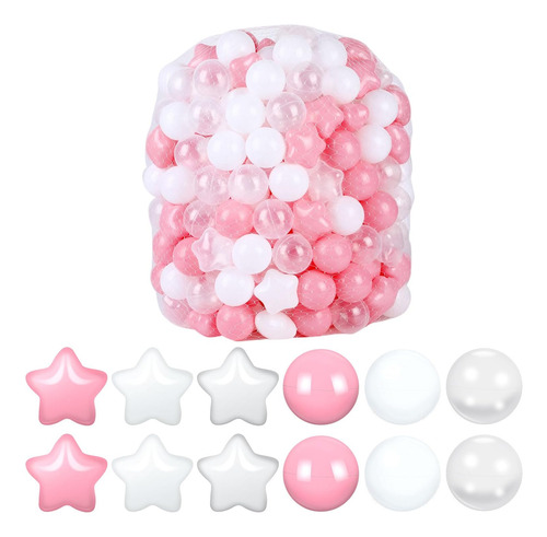 300 Bolas Y Bolas En Forma De Estrella, A Prueba De Roturas,