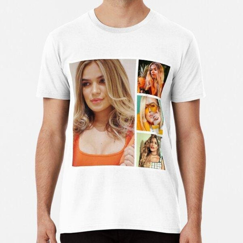 Remera Karol G Tropical Orange Photo Collage Algodon Premium