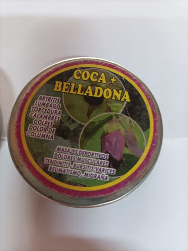 Ungüento Frotación Natural Coca Más Belladona