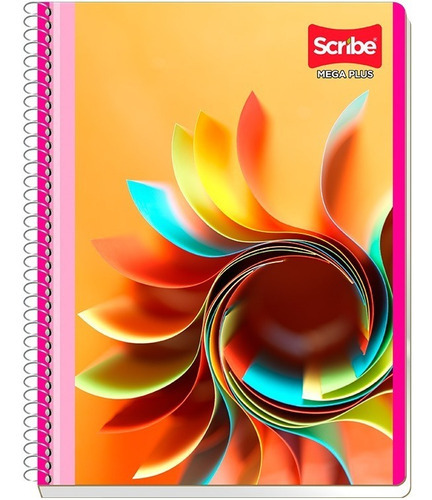 5 Cuadernos Profesional Scribe 100 Hojas Con Imagen Variable Formato Cuadro chico