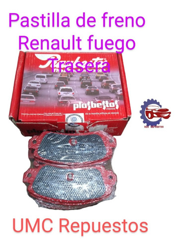 Pastillas De Freno - Renault Fuego Y Ford Sierra (traseras) 