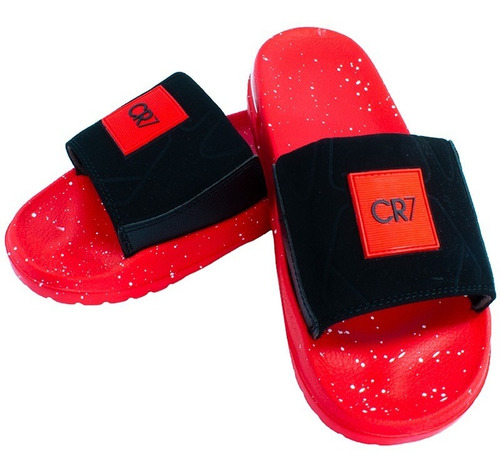 Imagen 2 de 4 de Sandalias Casual Cr7 Rojo Cr707rn Moletto