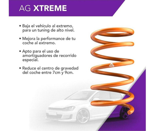 Imagen 4 de 8 de Kit X2 Espirales Xtreme Vw Saveiro Gen V 09/10 Tras