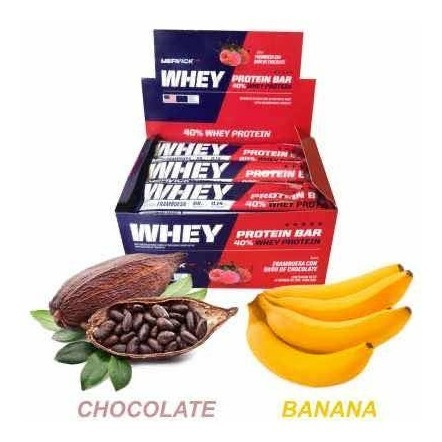 Whey Protein Bar Mervick 65g C/u Caja X 12un. Deliciosas!!!