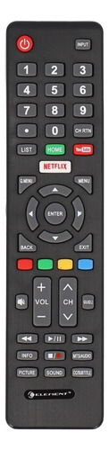 Control Remoto Pantalla Smart Tv Element Compatible /e