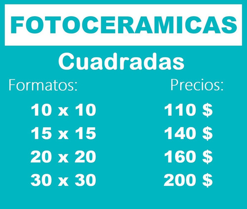 Imagen 4 de 8 de Fotoceramicas - El Mejor Regalo Para Tu Ser Querido