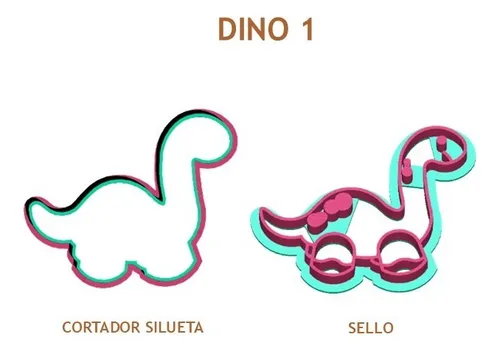 Cortadores De Galletas Moldes Galletas Dinosaurios Niños