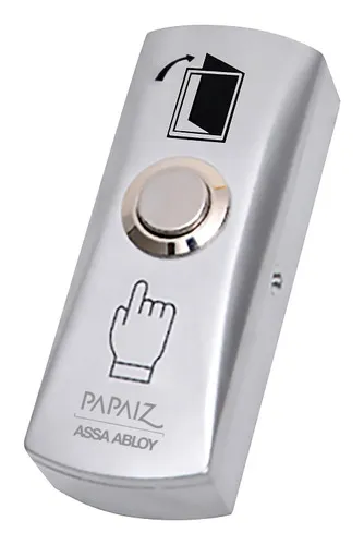 comprar Botoeira Mecânica Com Botão De Aço Inox De Sobrepor Papaiz