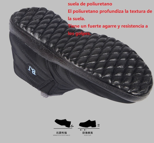 Zapatos De Algodón Botas De Nieve Invierno Terciopelo Grueso