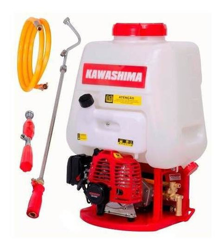 Pulverizador Costal Gasolina 26cc Profissional Motor Pcg2625