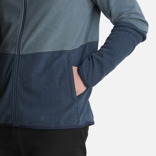 Polerón Hombre Stripes Nano-f Full Zip Hoody Azul Lippi
