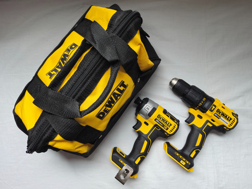 Kit Rotomartillo Llave Impacto Dewalt 20v Dck223d2 Amarillo 60 Hz (Usado)