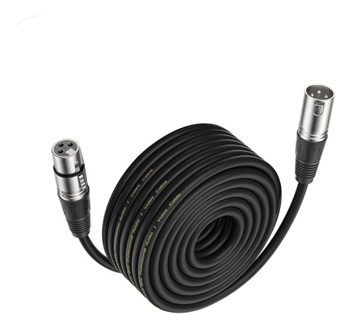 Cable Xlr-xlr Balanceado Canon-canon Bomge Audio De 10 Metro