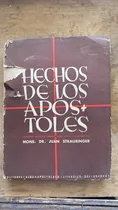 Comprar Straubinger - Hechos De Los Apostoles (ff3)
