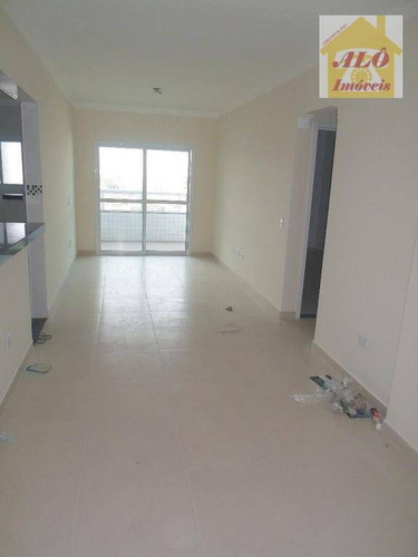 Apartamento Com 2 Dormitórios À Venda, 94 M² Por R$ 425.000,00 - Vila Caiçara - Praia Grande/sp - Ap0875
