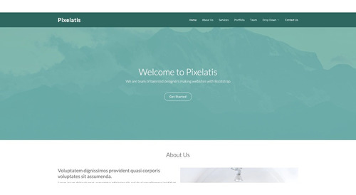 Pixelatis - Plantilla Página Web Para Cualquier Negocio