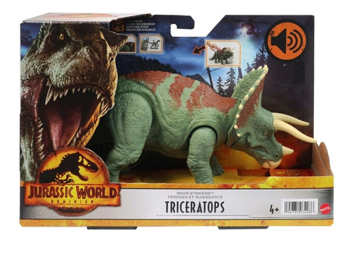 Jurassic World Triceratops Ruge Y Ataca Dominion 