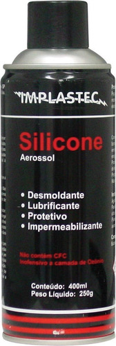 Silicone Aerosol Desmoldante 250g/400ml - Implastec