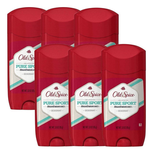 Old Spice Pure Sport Desodorante 85g Paquete5