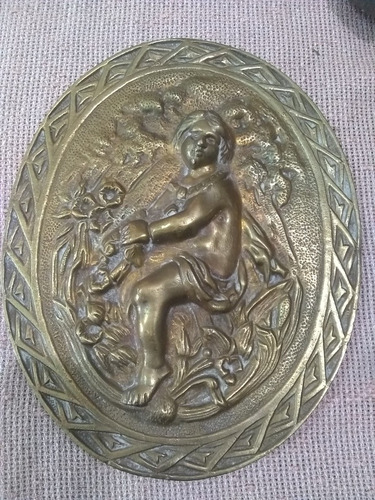 Aplique De Bronce Antiguo Para Cama