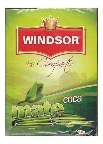 Mate Te De Coca Trimate Windsor X10 Cajas De 100 Sobres C/u