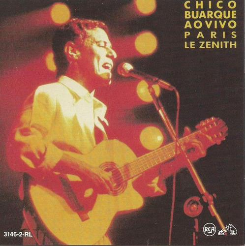 Cd Chico Buarque - Ao Vivo Paris Le Zenith