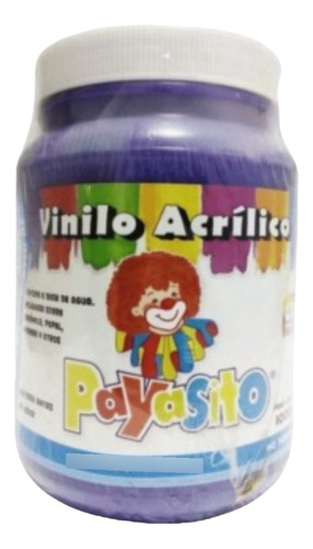 Vinilo Acrílico Payasito 1000gr Kilo Color Morado