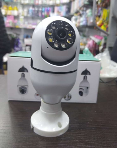 Cámara Lámpara De Seguridad Wifi 1080p Visión Nocturna