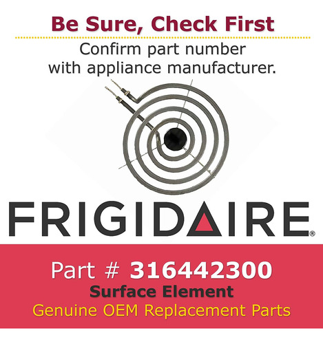 Frigidaire Broan 3164442300 Elemento De Superficie Para Quem