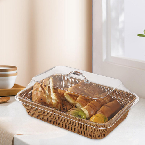 Cesta De Pan, Tejida, Cesta De Desayuno Multiusos, Medio