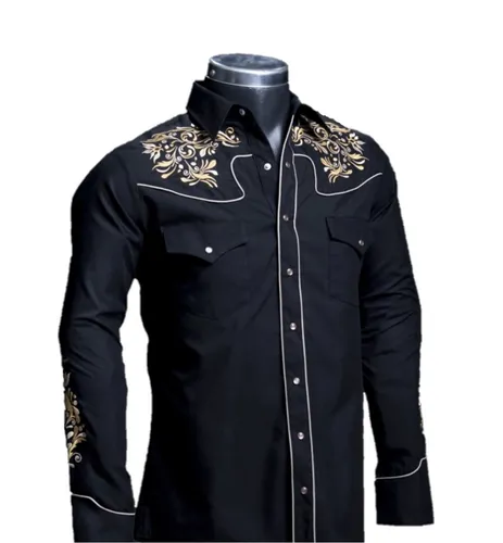 Camisa Rafael Amaya 083ca01 Vaquera Se or De Los Cielos Cuotas