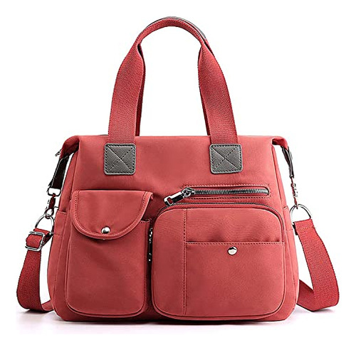 Mujeres Utilidad Bolsa De Tote Impermeable Nylon Rxfhl