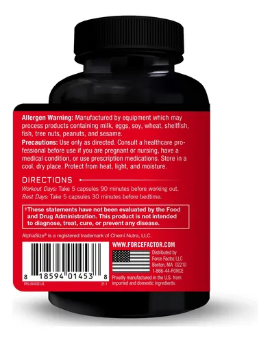 Force Factor Prime Hgh Secrecion Activator, 3-pack, Hgh Supl
