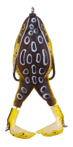 Imagen 1 de 3 de Señuelo Caster Prop Frog 9.5cm 13.5gr Rana Goma Antienganche