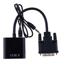 Comprar Conversor Dvi-d 24+1 A Vga Pc A Monitor + Audio Auxiliar 