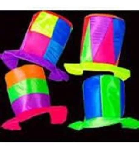 Cotillon Fluo -luminoso C/ Gorros Sombreros-100 Inv