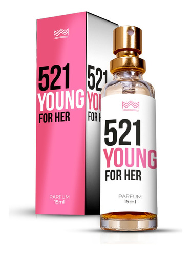 Perfume 521 Young For Her - Amakha Paris 15ml - Excelente P