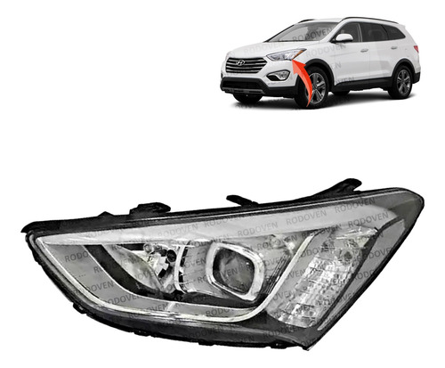 Optico Izquierdo Para Hyundai Santa Fe Con Led 2013 2015