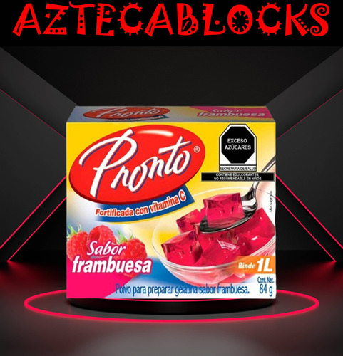 Pronto 3 Gelatinas De Agua Varios Sabores Con Vitamina C Wow