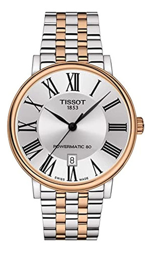 Tissot Hombre Carson Auto Reloj De Vestir De Acero Inoxidabl