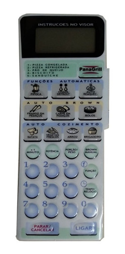 Frente De Microonda 3064 Md138 Panasonic Nng60bk Teclado