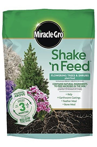 Miracle-gro Shake 'n Rss Flowering Árboles Y Arbustos Planta