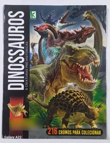 Kit Álbum De Figurinhas Dinossauros + 250 Figurinhas | MercadoLivre