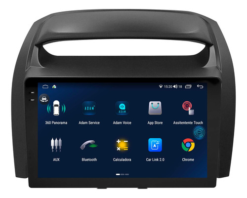 Multimidia Kia Sorento 13/14 Proton G3 Android 8gb 128gb 9p